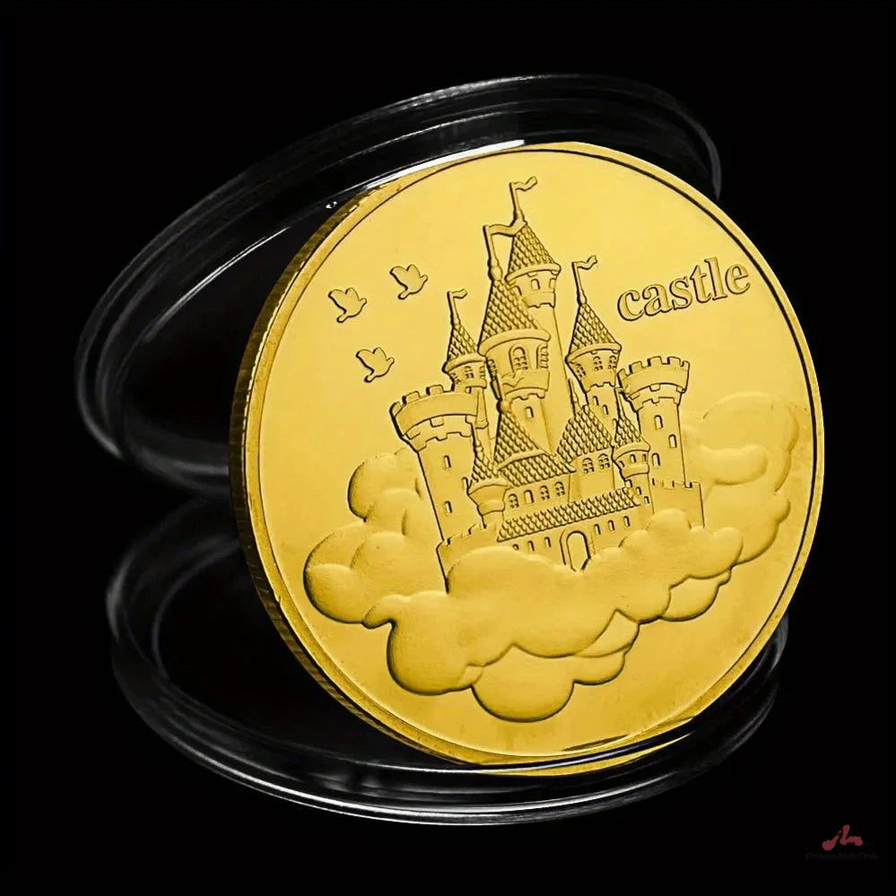 Twinkle The Tooth Fairy Collectible Golden Plated Souvenir A Gift of Castle Collection Commemorative Coin 1429-Chinese Style Finds™