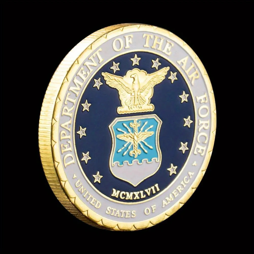 United States Air Force Challenge Coin Department of The Air Force Golden Plated Souvenirs and Gift Ideas Commemorative Coin 1577-Chinese Style Finds™