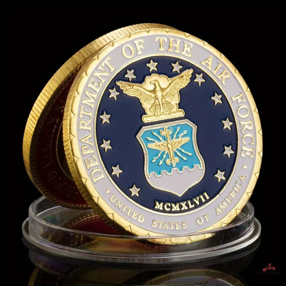 United States Air Force Challenge Coin Department of The Air Force Golden Plated Souvenirs and Gift Ideas Commemorative Coin 1577-Chinese Style Finds™