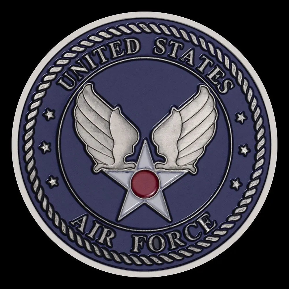 United States Air Force Challenge Coin The Air Force Smiles Back Commemorative Coin Military Fans Collectible Silver Plated Coin 1682-Chinese Style Finds™