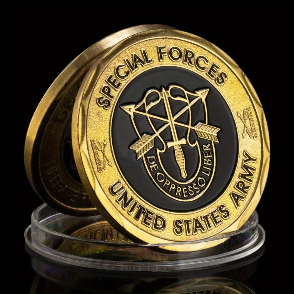 United States Army Challenge Coin Special Forces Commemoratiev Coins The Green Berets 1603-Chinese Style Finds™