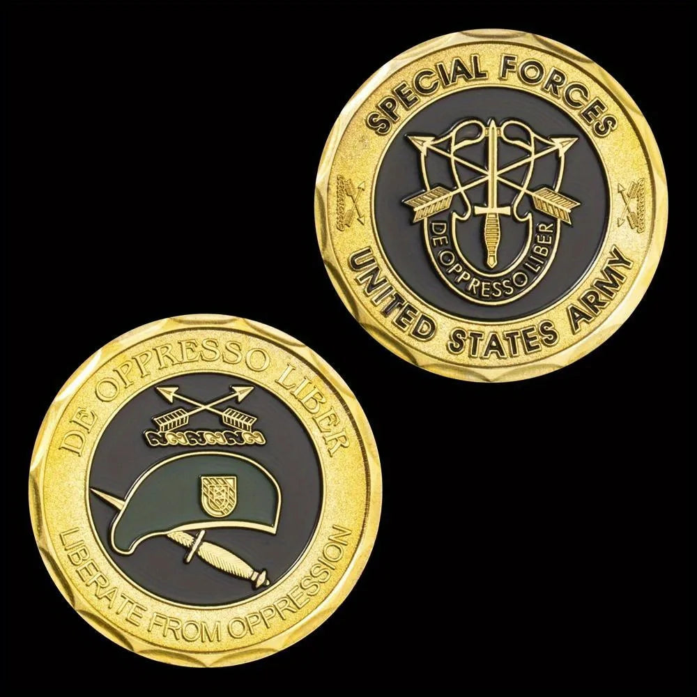 United States Army Challenge Coin Special Forces Commemoratiev Coins The Green Berets 1603-Chinese Style Finds™