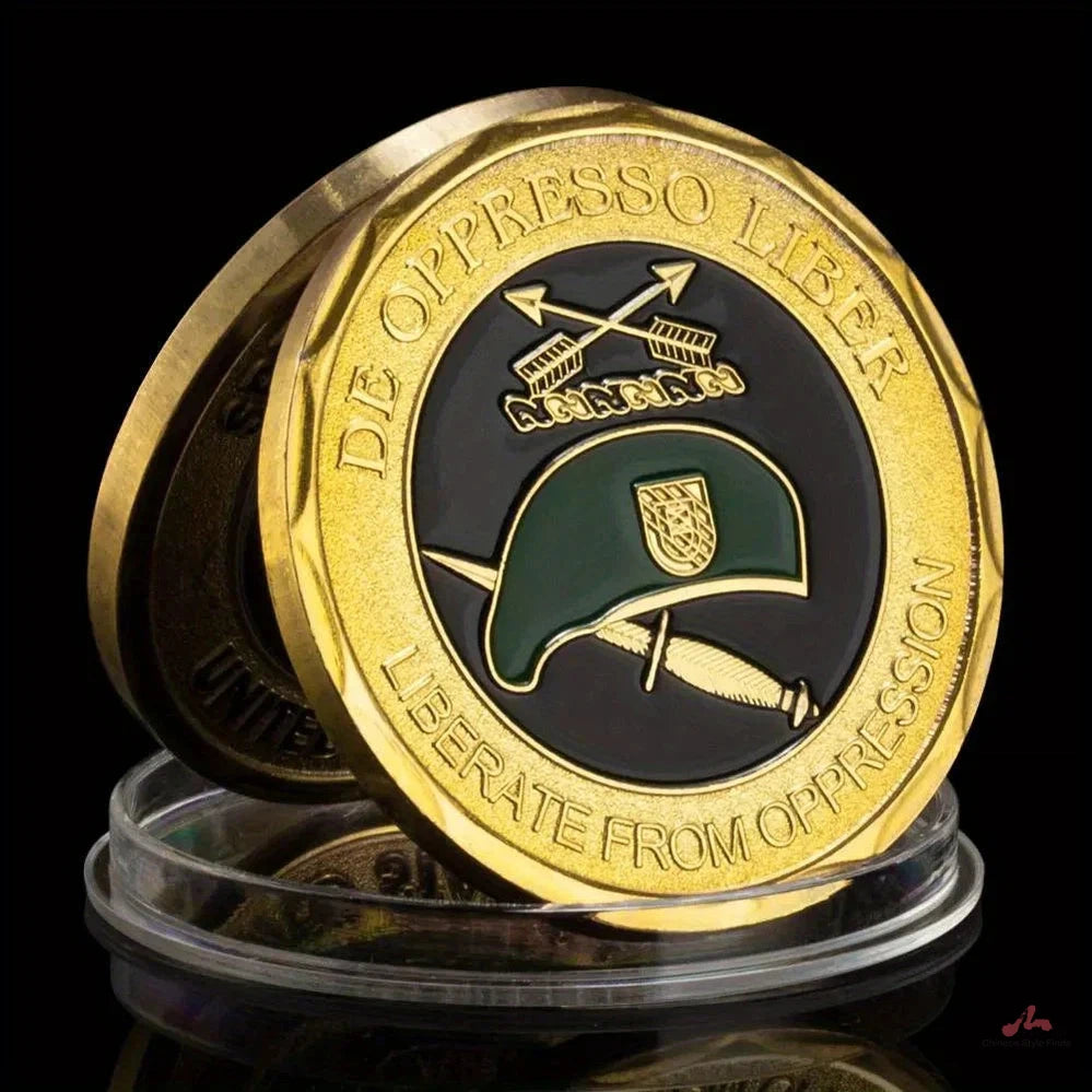 United States Army Challenge Coin Special Forces Commemoratiev Coins The Green Berets 1603-Chinese Style Finds™