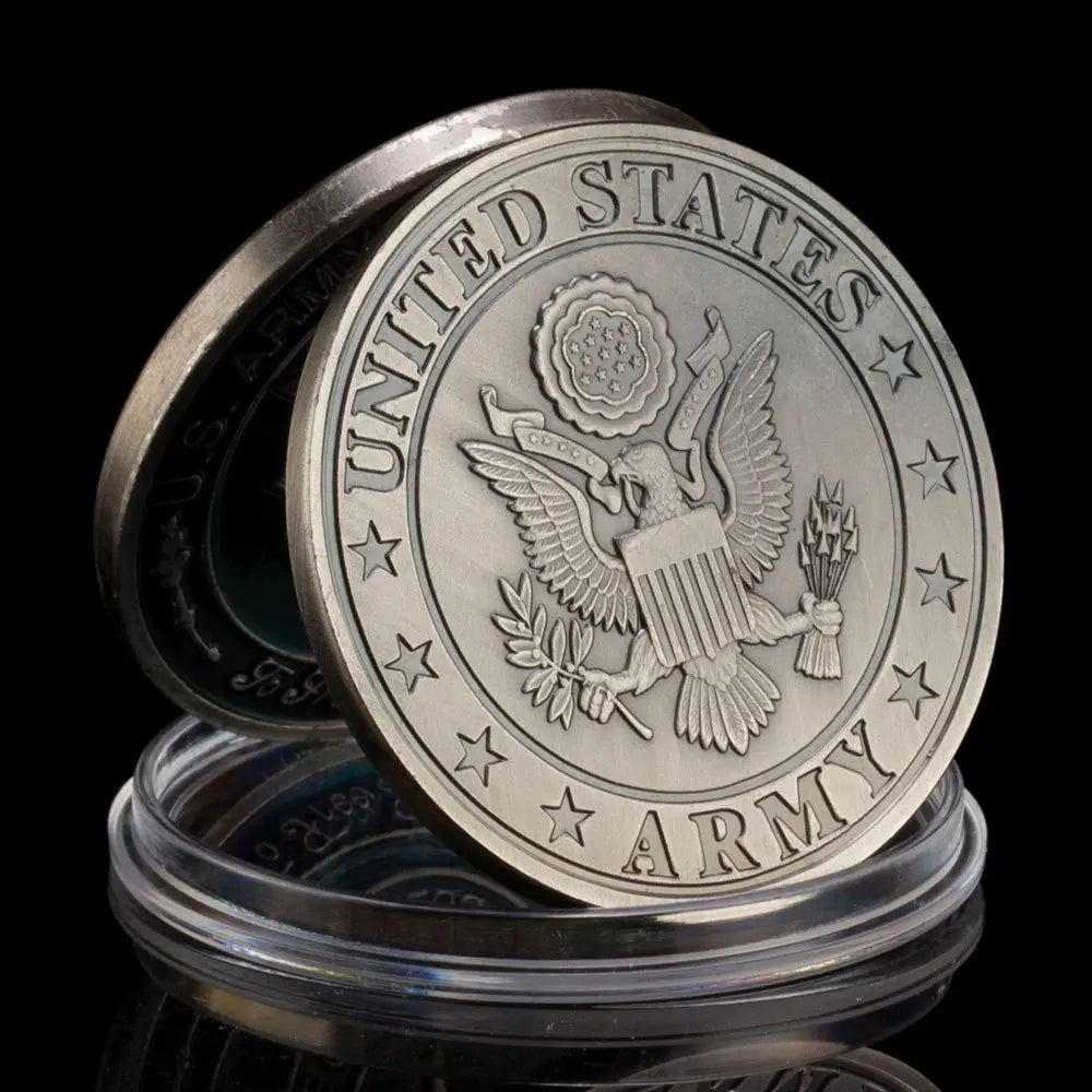 United States Army Special Force Souvenir Military Honor Coin To FreeThe OppressedSilver Plated Commemorative Coin Challenge coin 1131-Chinese Style Finds™