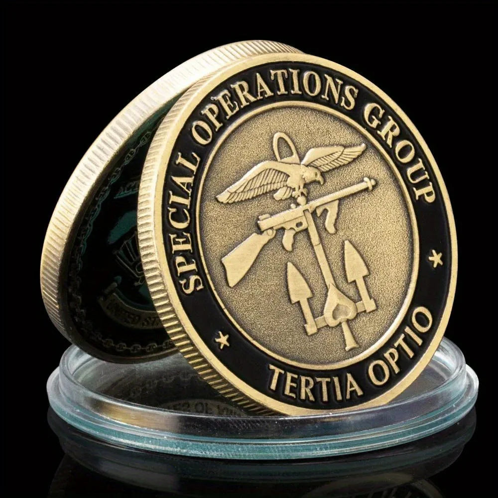 United States CIA Challenge Coin Actiones Praecipuae Bronze Commemorative Coins 1269-Chinese Style Finds™