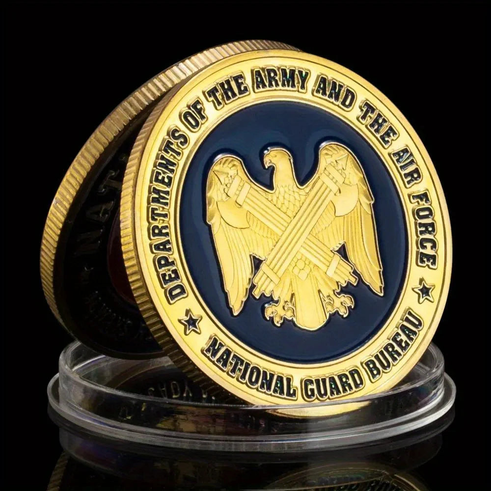 United States National Guard Challenge Coins Already Ready Always There Commemorative Coins 1649-Chinese Style Finds™