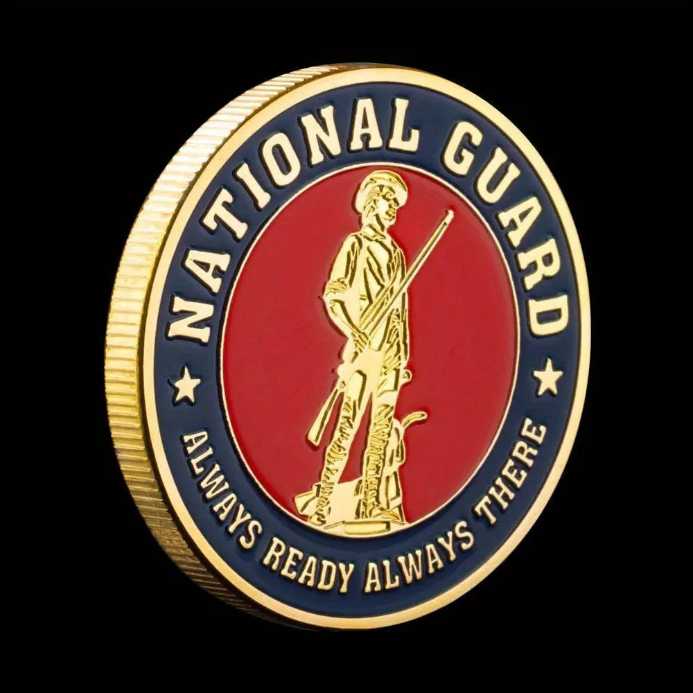 United States National Guard Challenge Coins Already Ready Always There Commemorative Coins 1649-Chinese Style Finds™