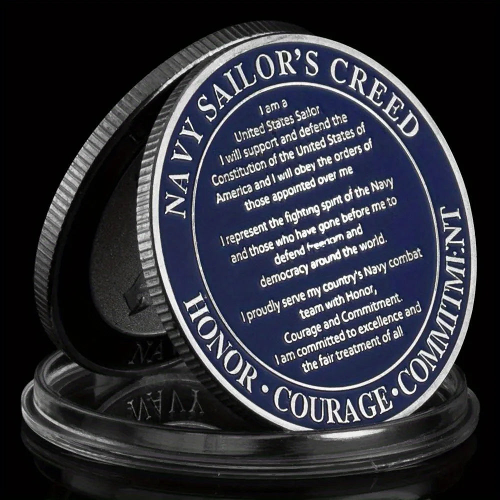 United States Navy Challenge Coin Navy Sailors Creed Commemorative Coins 1279-Chinese Style Finds™