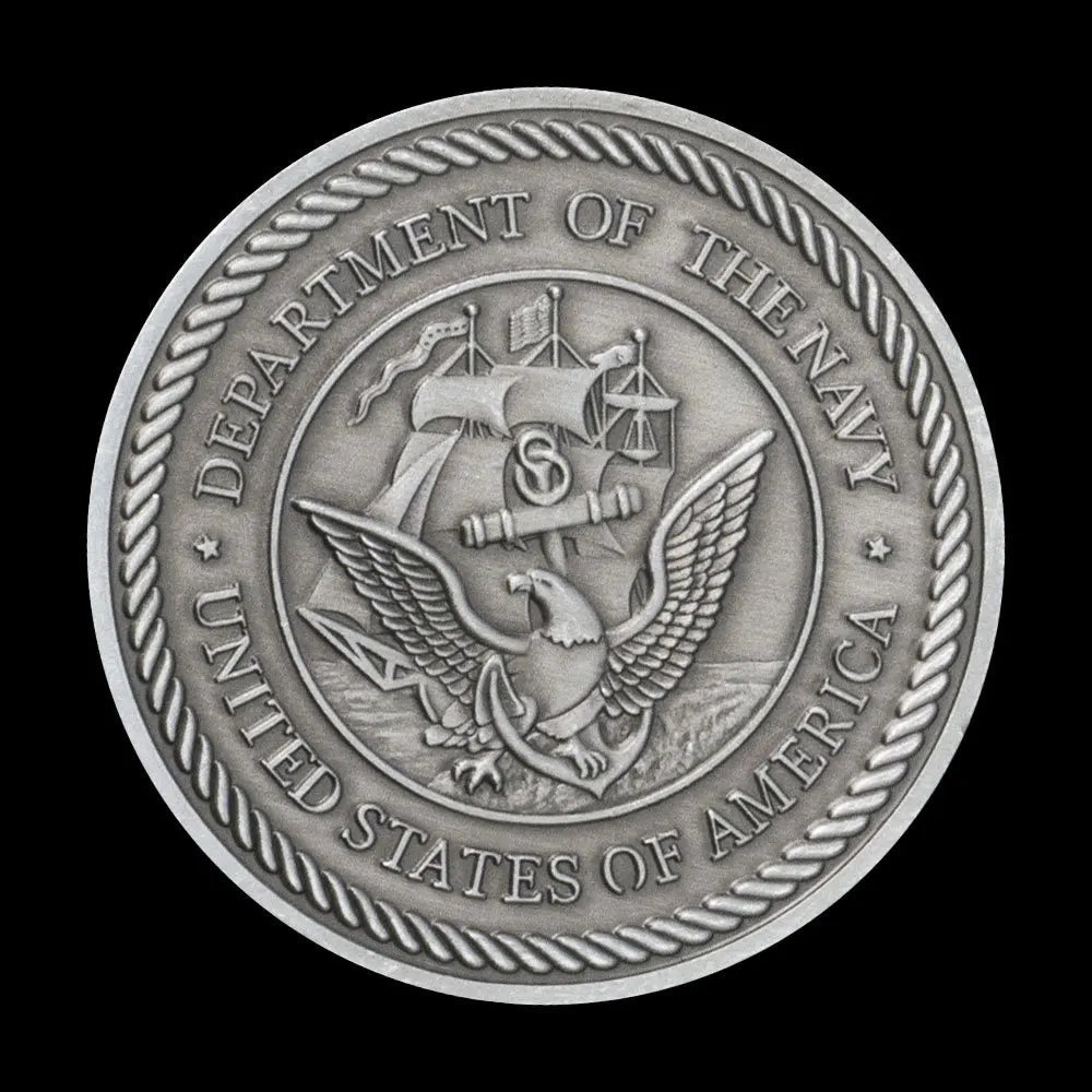 United States Navy F-14 Tomcat Fighting Aircraft Souvenir Coin Department of The Navy Silver Plated Commemorative Coin 1582-Chinese Style Finds™