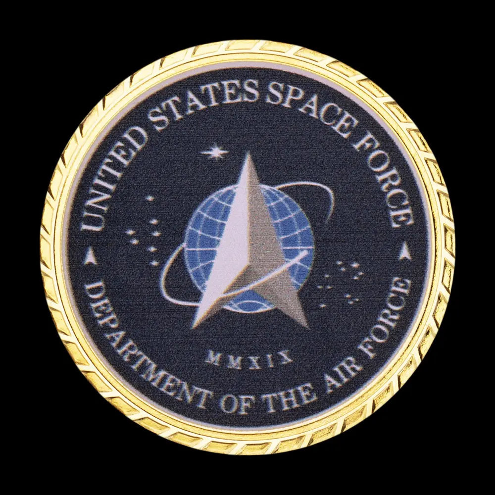 United States Space Force Department of The Air Force Collection Art Commemorative Coin Plated Collectibles Coin Military Coin 1220-Chinese Style Finds™