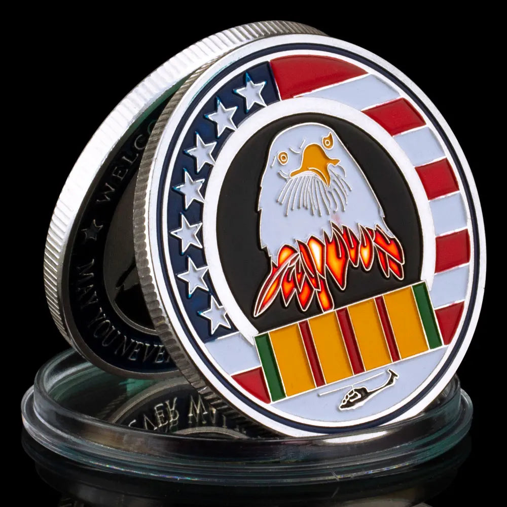 Welcome Home Brother Military Veteran Collectible Challenge Coin May You Never Walk Alone Again Silver Plated Commemorative Coin 1158-Chinese Style Finds™