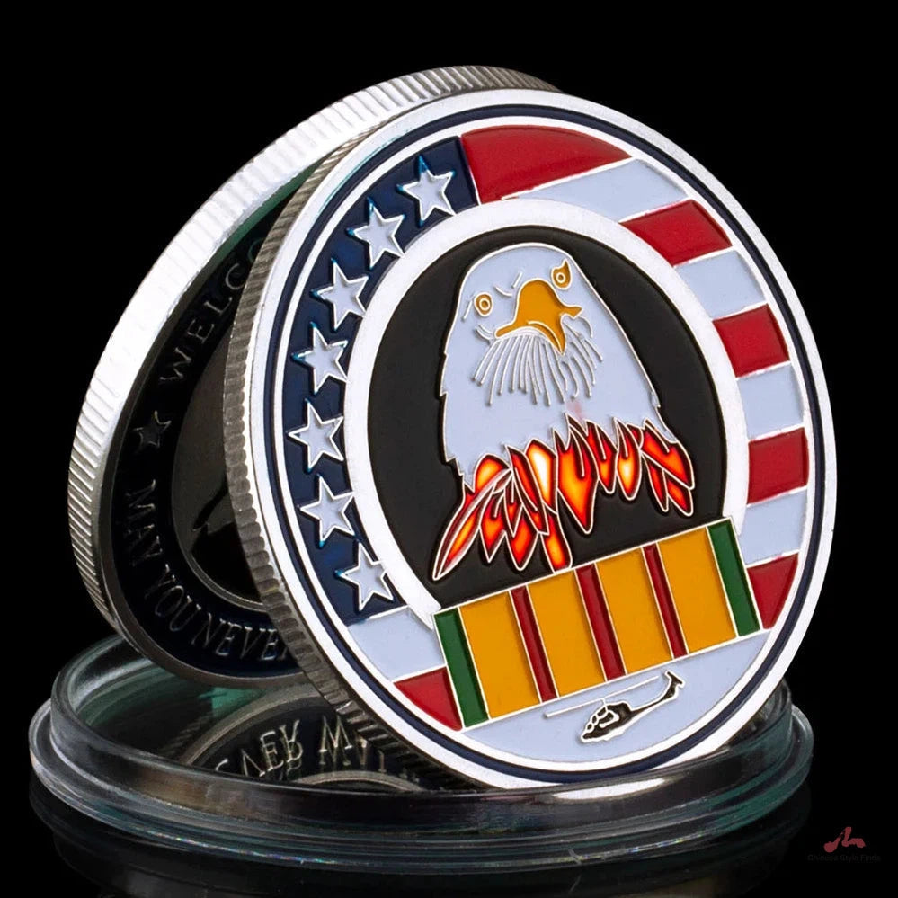 Welcome Home Brother Military Veteran Collectible Challenge Coin May You Never Walk Alone Again Silver Plated Commemorative Coin 1158-Chinese Style Finds™