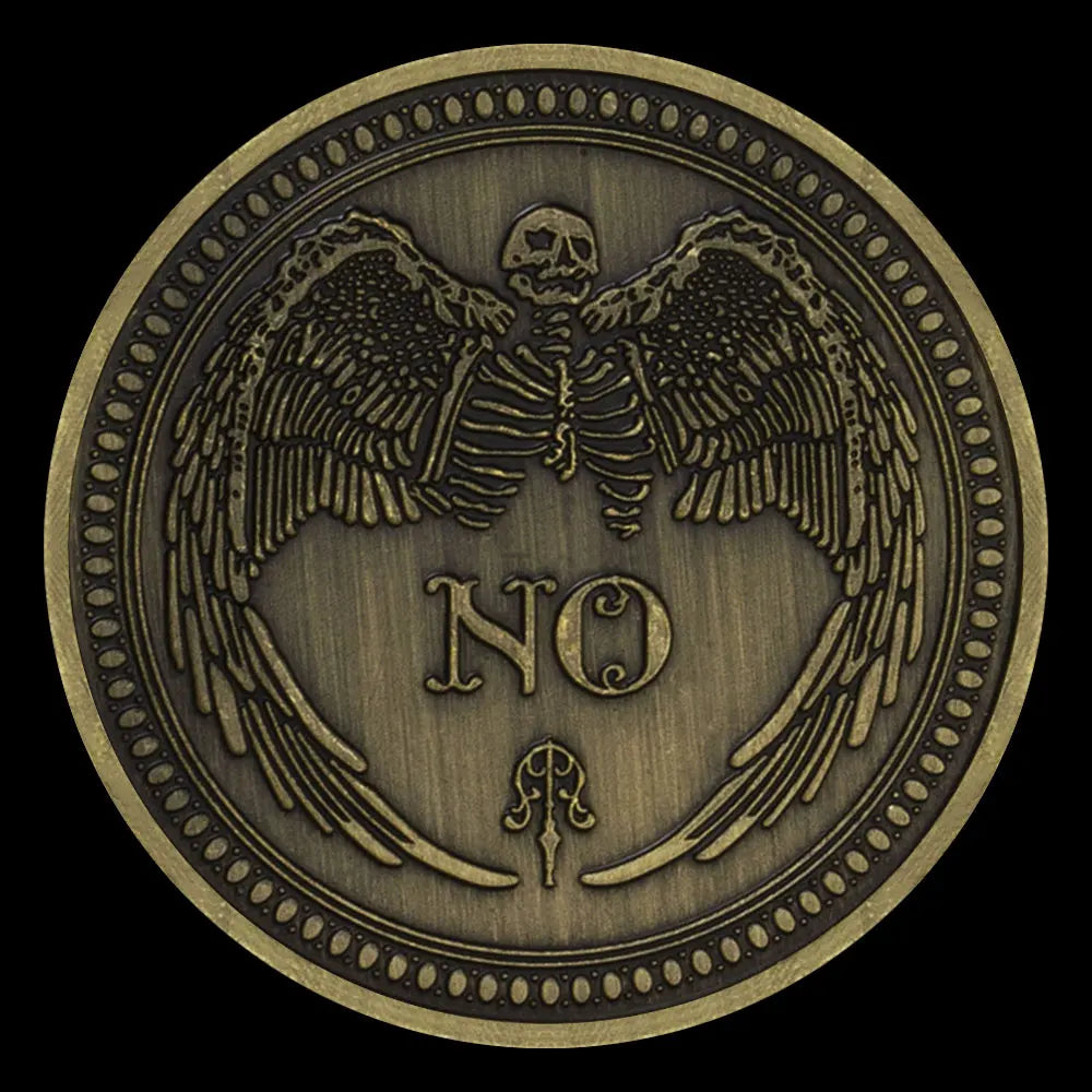 Yes or No Prediction Decision Coin Copper Plated Coin Souvenir Commemorative Coin Yes/No 1540-Chinese Style Finds™