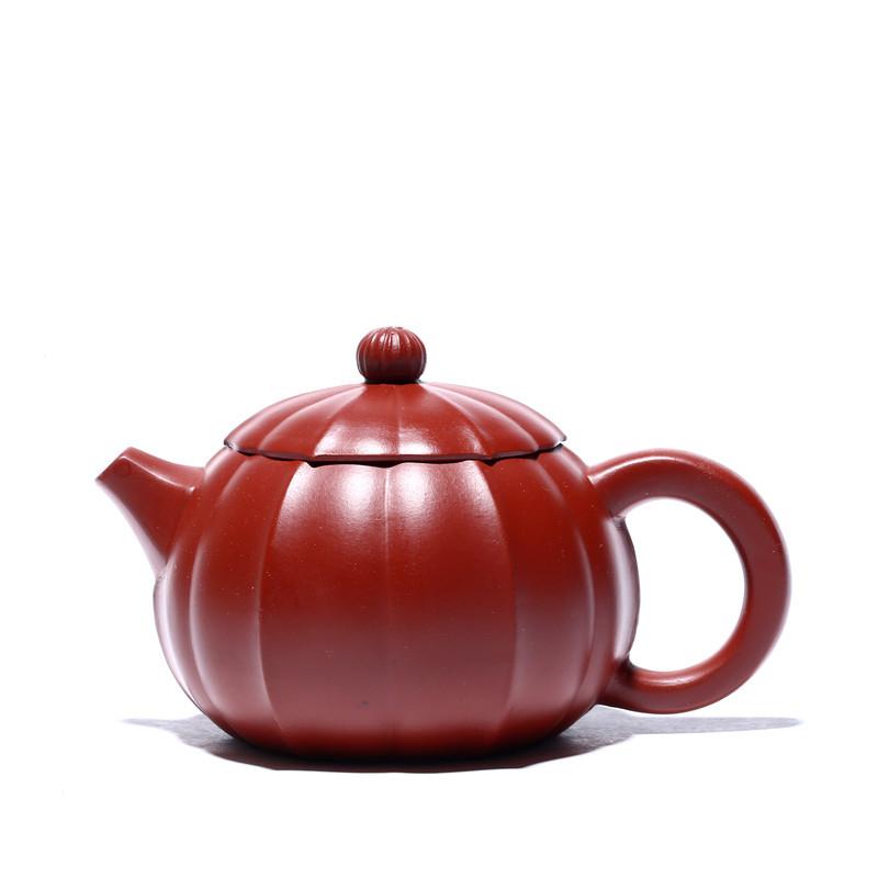 Handmade Yixing 150cc Teapot Purple Clay Zisha Pot Xishi Beauty Tea Pot Red Clay-Chinese Style Finds™