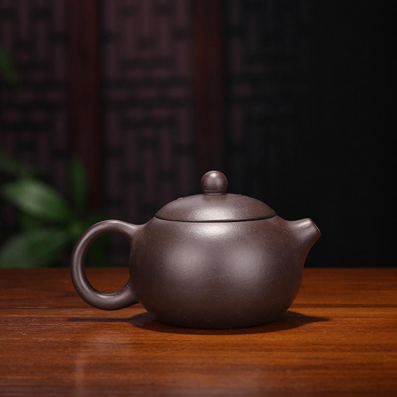 Handmade Yixing Teapot 150cc Purple Clay Zisha Pot Beauty Xishi Pot Plum Blossom-Chinese Style Finds™