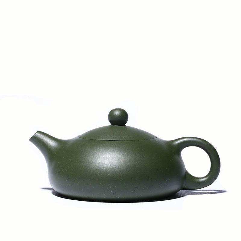 Handmade Yixing Teapot 170cc Purple Clay Zisha Pot Green Clay Yuru Tea Pot-Chinese Style Finds™