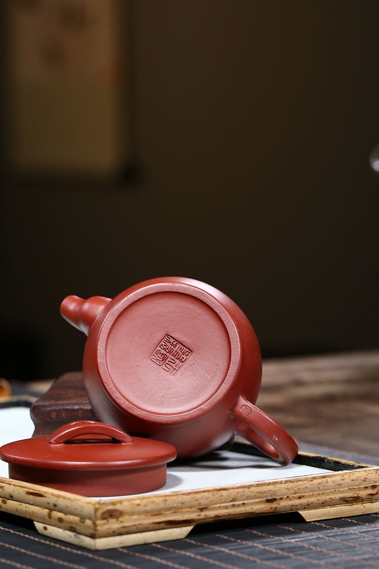 Handmade Yixing Teapot 170cc Purple Clay Zisha Pot Hanwa Tea Pot Red Clay-Chinese Style Finds™