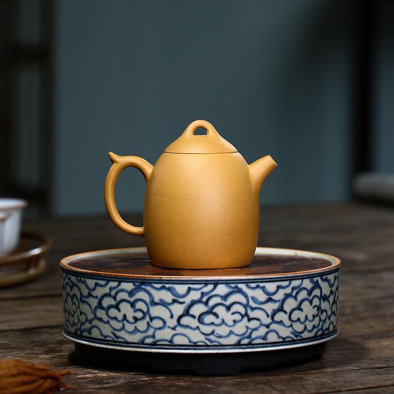 Handmade Yixing Teapot 200cc Purple Clay Zisha Pot Qinquan Pot Duan Clay-Chinese Style Finds™