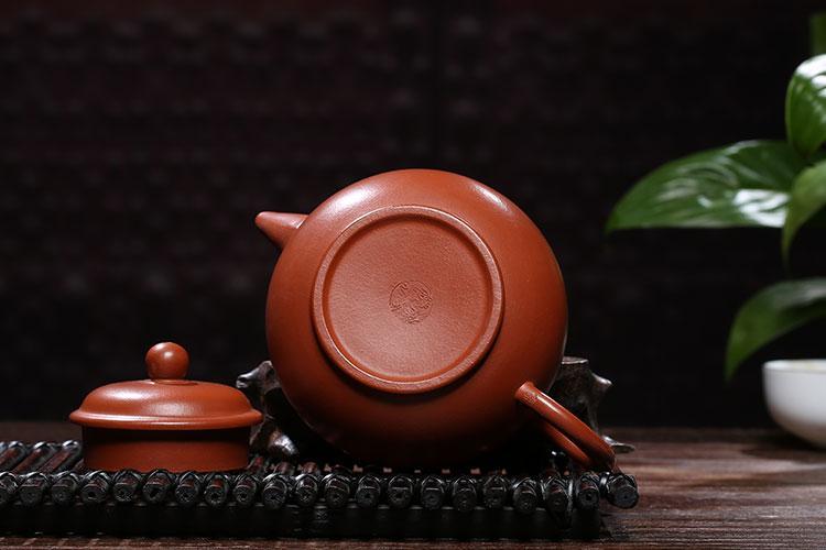 Handmade Yixing Teapot 200cc Purple Clay Zisha Pot Red Clay Paozun Tea Pot-Chinese Style Finds™