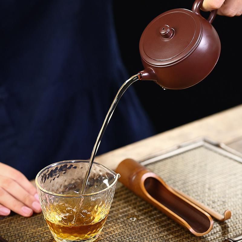 Handmade Yixing Teapot 220cc Purple Clay Zisha Pot Jinglan Tea Pot 188 Holes-Chinese Style Finds™