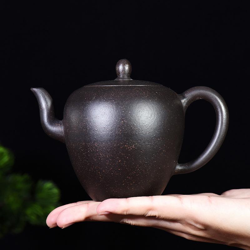 Handmade Yixing Teapot 300cc Purple Clay Zisha Pot Beauty Mei Ren Jian Pot-Chinese Style Finds™