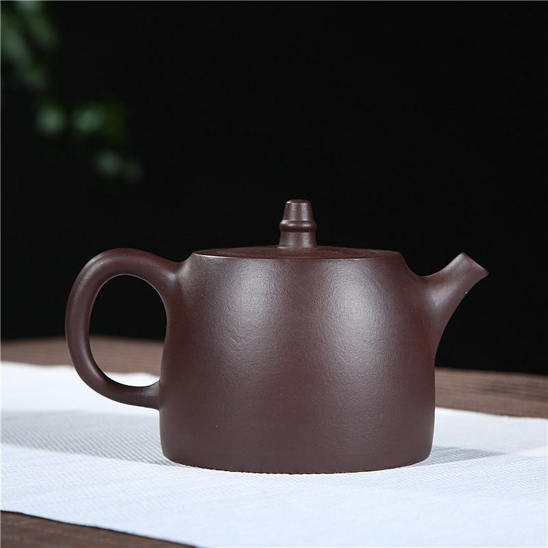 Handmade Yixing Teapot 450cc Purple Clay Zisha Pot 10 Holes Handou Pot-Chinese Style Finds™