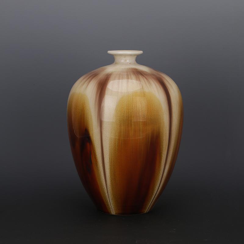 Jingdezhen Vintage Porcelain Vase Shiliu Flower Vases 31cm High For An